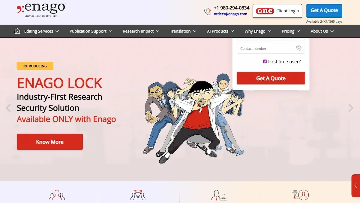 enago academic editing service