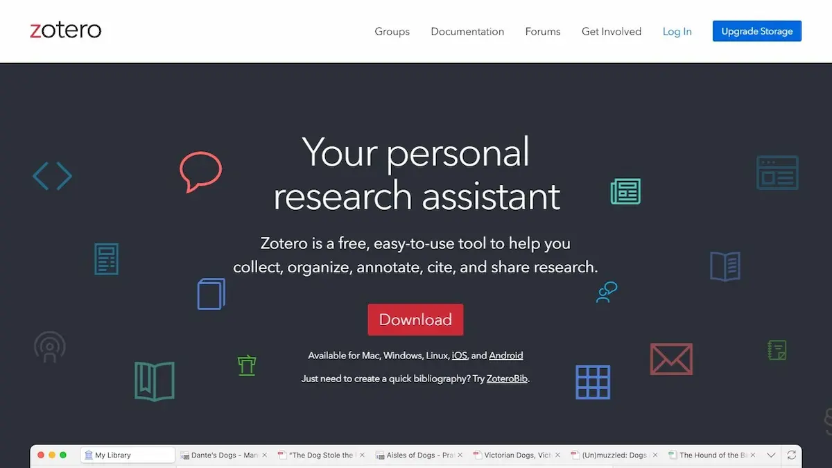 zotero citation reference tool and research assistant